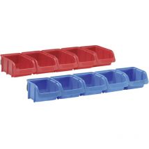 Hünersdorff - Alutec 656891 Set de bacs de rangement 10 pcs