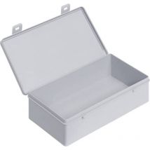 Alutec - 66020 Bac à charnière esd (l x l x h) 225 x 125 x 60 mm gris 1 pc(s)
