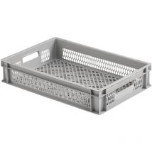 Alutec 75050 Scatola in plastica sbarrata (L x A x P) 600 x 120 x 400 mm Grigio 1 pz.