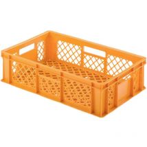 75090 Bac en plastique convient pour contact alimentaire (l x h x p) 600 x 154 x 400 mm orange 1 pc(s) - Alutec