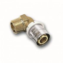 Aluverbund Pressfitting Sanha bleifrei Übergangswinkel Außengewinde 20 x 2 - 3/4' Multikontur dvgw