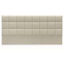 ALVERA - Tête de lit en tissu beige design 180 cm ALVERA