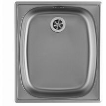 Basic - Lavello 38x44 Cm, Scarico 6 Cm, Acciaio Inox 1008694 - Alveus