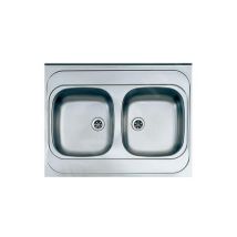 Classic - Évier 800x600 mm, inox 1009078 - Alveus