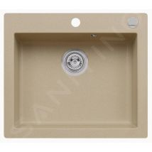 Alveus - Cortina - Évier en granit 570x500 mm, avec commande de vidage, beige 1133446