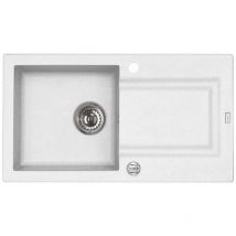 Alveus - Falcon - Granit-Spüle, 78x44 cm, mit Ablaufsystembedienung, Arctic 1100881