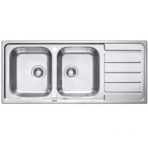 Alveus - Line Maxim - Évier 1165x505 mm, avec commande du vidage, inox 1092001