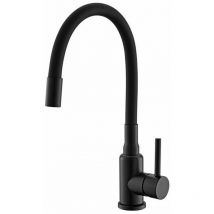 Alveus - Mintas - Spültischarmatur mit flexiblem Arm, schwarz matt 1144433