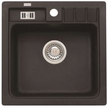 Alveus - Niagara - Évier en granit 465x465 mm, carbone 1089484