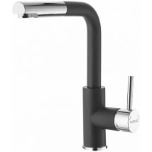 Alveus - Siros - Miscelatore da lavello con bocca di erogazione estraibile, carbon/acciaio inox 1129048