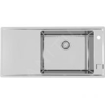 Solido - Alveus Stricto - Évier 980x472 mm, avec commande du vidage, bac à droite, inox 1124375