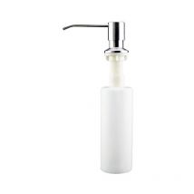 350ML Kitchen Sink Soap Dispenser, Liquid Pump Diffuser, Hidden Dishwashing Liquid Dispenser, Brushed Nickel, Silver - Alwaysh
