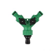 Alwaysh - Double Tap Connector, 2 Way Garden Hose Splitter, y Tap Connector, Washing Machine Hose Splitter