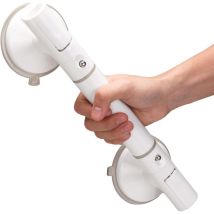 Alwaysh - Grab handles for the elderly 35 cm, shower handle without drilling, max 110 kg, shower handle with light rings