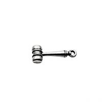 AlwaysH Hammer STERLING SILVER CHARM x 1 AUCTION Judge Auctioneer Charm