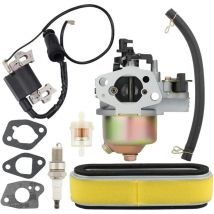 Alwaysh - HR214 HR215 HR216 Carburetor 16100-ZE6-W01 for Honda HR194 HR195 HR214 HRA214 HR215 HR216 HRA216 HRC216 Lawn Mower GXV140 GXV160 Engine