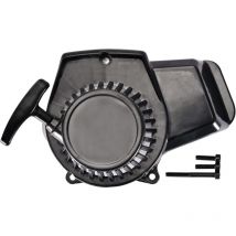 AlwaysH Recoil Starter Replacement for 2 Stroke 47cc 49cc Pocket Bike Mini Quad Pit Bike Scooter ATV Black