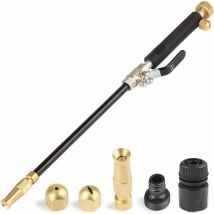 GP - Nettoyeur haute pression Jet, buse de tuyau haute pression, lance de laveuse à pression, extrémité de tuyau d'arrosage extensible, pulvérisateur