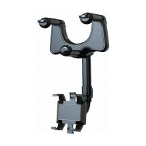 Support de téléphone de voiture rotatif et télescopique, support de téléphone de voiture, support de téléphone de rétroviseur, support de téléphone