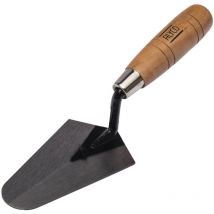 Truelle ronde manche en bois 140 x 98 mm