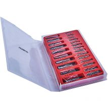 Set composto da 150 punte da trapano, misure varie - Am-tech