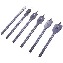Am-tech - Set Di 6 Punte Piatte Per Legno