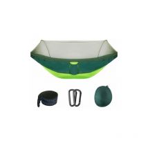 Amaca ad apertura rapida completamente automatica con zanzariera da esterno singola e doppia in tessuto nylon. Amaca da campeggio con zanzariera