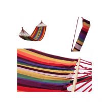 Grecoshop - Amaca/Dondolo in tessuto con sacca 200x100cm Riposina Tramonto - A48