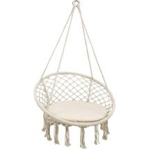 Amaca Polinesia 60x80cm con cuscino bianco