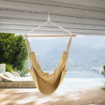 Poltrona Sospesa Sedia Amaca Altezza Totale 140 cm - Beige Casa.pro