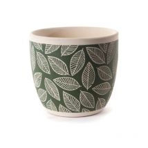 Amadeus - Cache pot Feuille vert