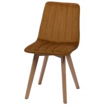Amadeus - Chaise Archibald jaune (lot de 2) (lot de 2)