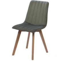 Amadeus - Chaise Archibald vert (lot de 2) (lot de 2)