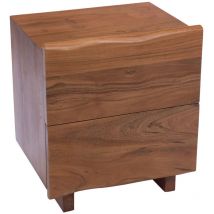 Amadeus - Table de chevet 2 tiroirs Anton