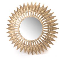 Amadeus - Miroir SUN H: 85 cm doré en métal