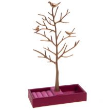 Amadeus - Porte bijoux Arbre de vie Fuchsia