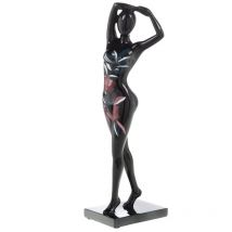 Amadeus - Statue femme Romane noire 40 cm