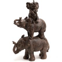 Amadeus - Totem éléphant Rusty 36 cm