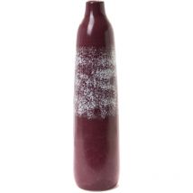 Amadeus - Vase bouteille 50 cm prune