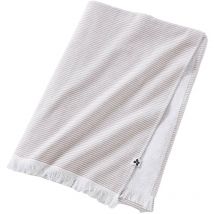 Amal - Fouta Coton tissé + éponge 95 x 180 cm Coloris Corail