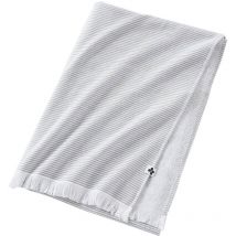 Amal - Fouta Coton tissé + éponge 95 x 180 cm Coloris Galet