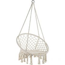 Amaque Suspendierte Sessel mit Kissen und Love Randes - Beige - Beige