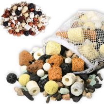 Masse Filtrante Aquarium 500g , 12 en 1 Accessoires pour Filtre D'aquarium, Média de Filtration Biologique Ceramique pour Aquarium Fish Tank Réservoir