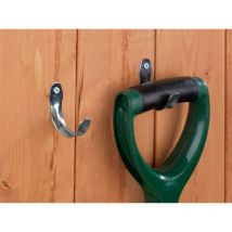 Supagarden - Tool Hooks Galvanised Steel Hooks For Garden Sheds Pack 6