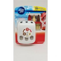 Ambi pur 3VOLUTION base e ricarica da 20 ml alla mela