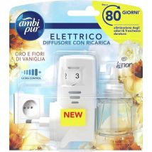 Lenor profumatore per ambiente elettrico + ricarica 20 ml oro e fiori di vaniglia - Ambipur