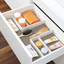 Blum - Tiroir structure acier blanc Lbx 100X500 - ambialine - Séparateur métallique pour tiroirs Legrabox par
