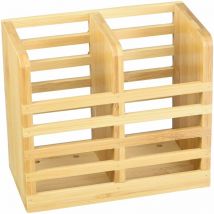 507107 - Supporto per Posate, in bambù, 15 x 8 x 12,5 cm - Ambiance Nature