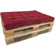 Cuscino Per Pallet, 120 X 80 Cm, Rosso - Ambientehome