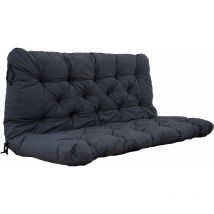 Made in Europe Cuscino per mobili da Giardino, Grigio Scuro - Ambientehome